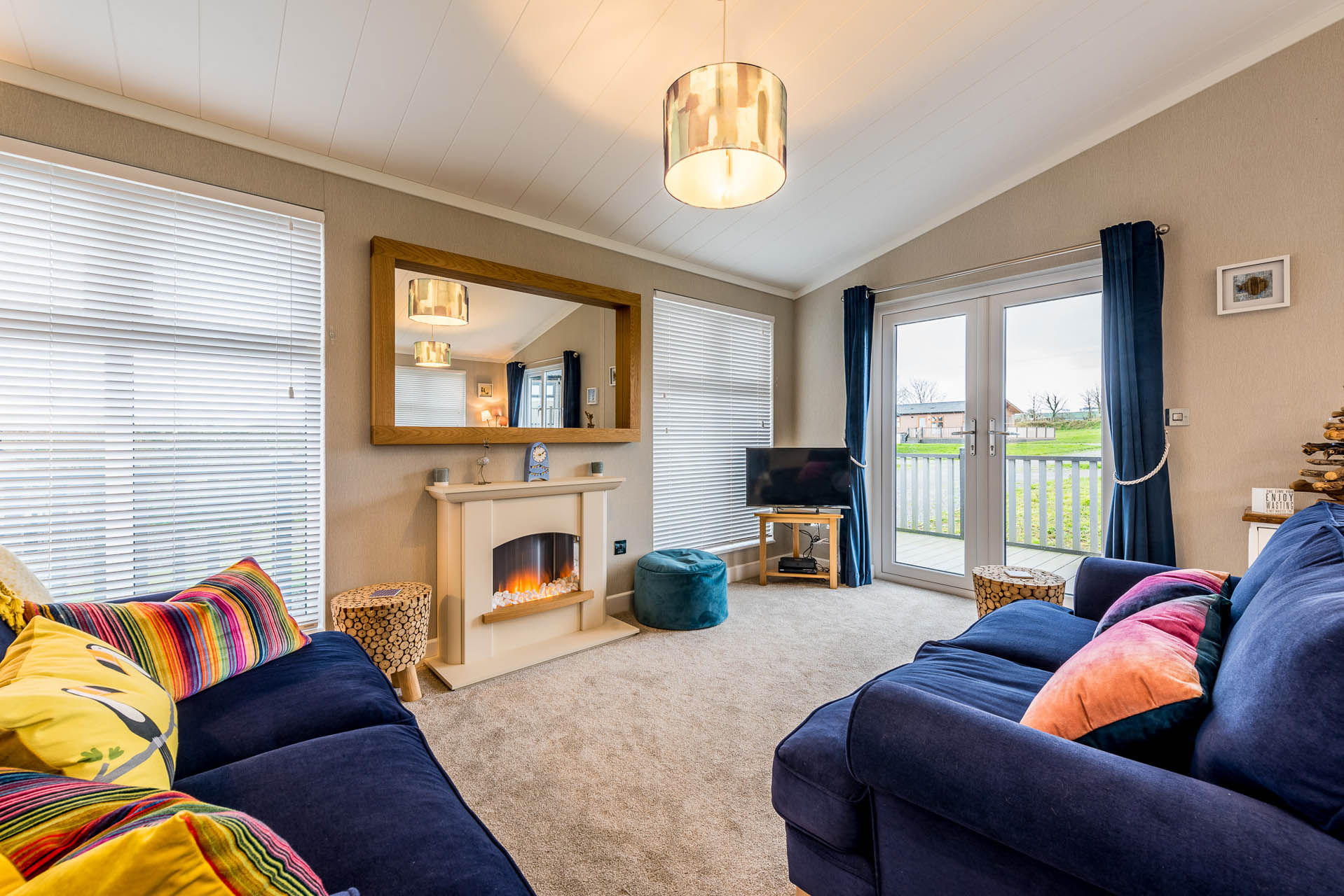 The Nug Lodge at St. Tinney Farm Holidays in Cornwall