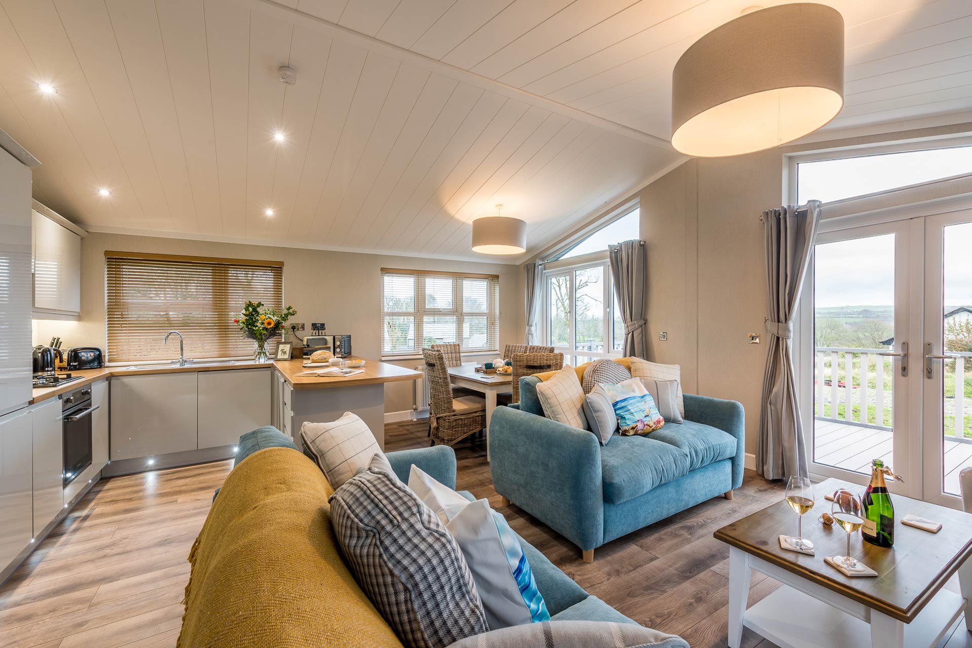 The Summerhouse Lodge at St. Tinney Farm Holidays in Cornwall